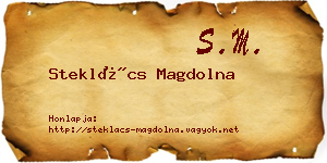 Steklács Magdolna névjegykártya